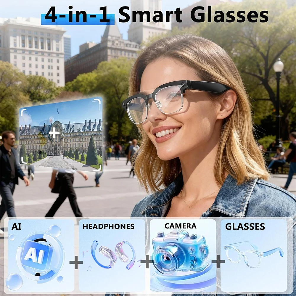 4K Smart AI-Brille mit 8MP-Kam – Photography Japanese Bewertung und Preis