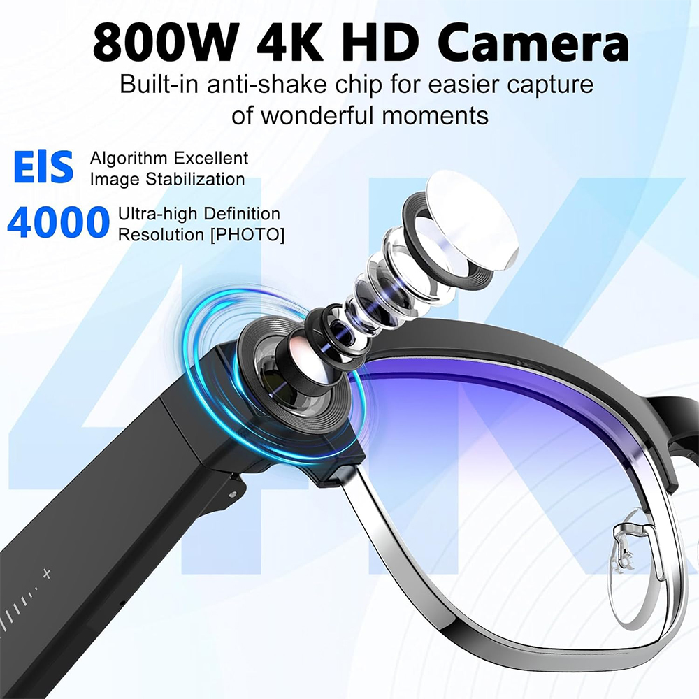 4K Smart AI-Brille mit 8MP-Kam – Photography Japanese Bewertung und Preis